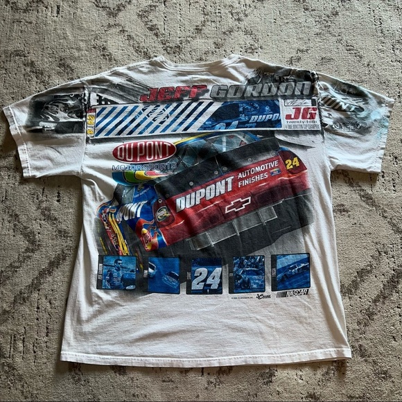 NASCAR Jeff Gordon AOP T-Shirt Large - Picture 6 of 6